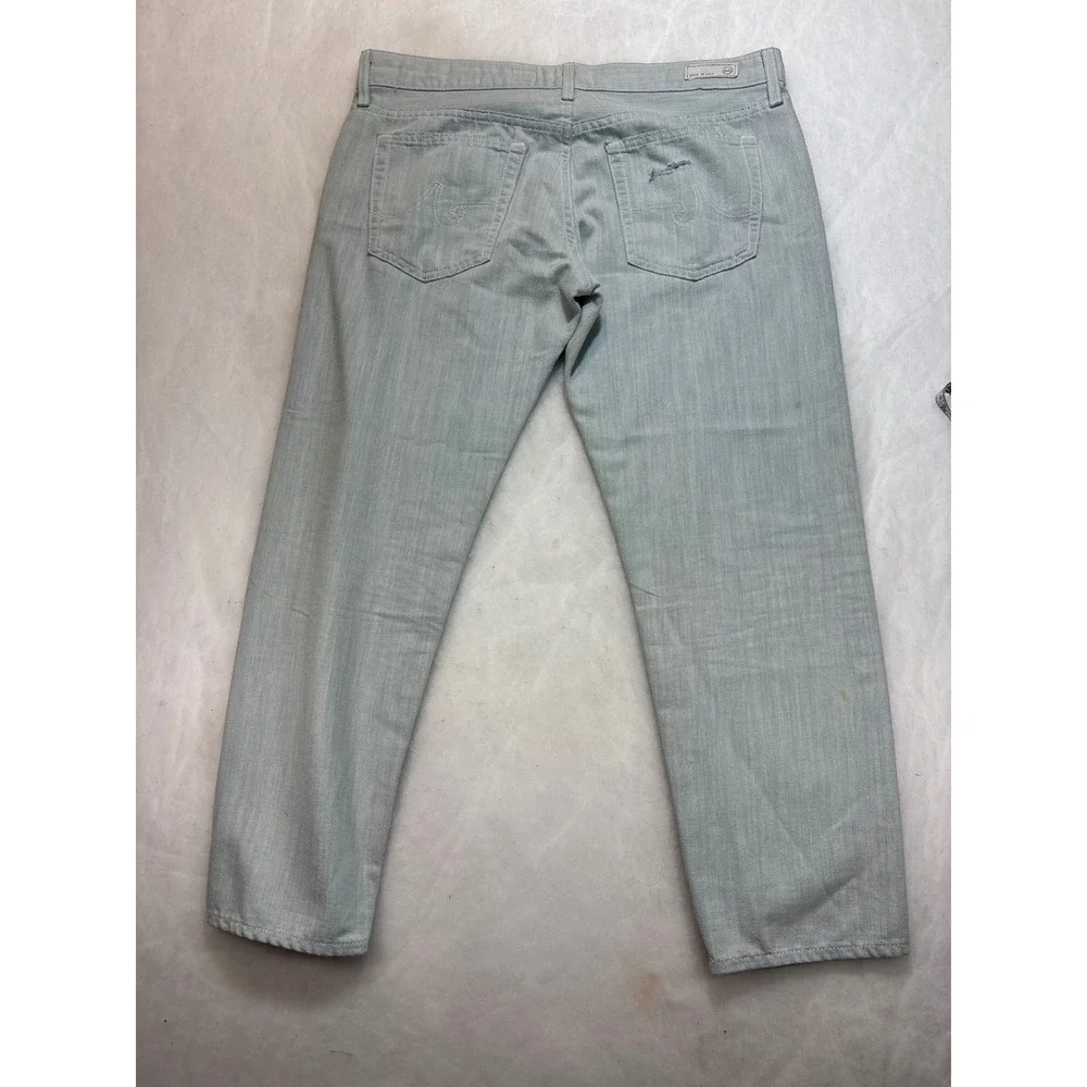 AG‎ Adriano Goldschmied The Piper Crop Slouchy Slim Jeans Distressed Size 27